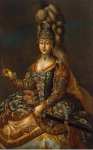 Portrait of Courtness Anna Sheremetyeva in a Carousel Costume - Hermitage